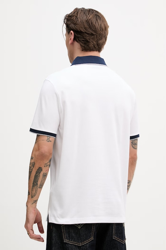 Odzież Paul&Shark polo męskie bawełniane 26411272 biały