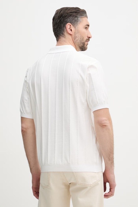 Odzież Paul&Shark polo męskie bawełniane 26411632 biały