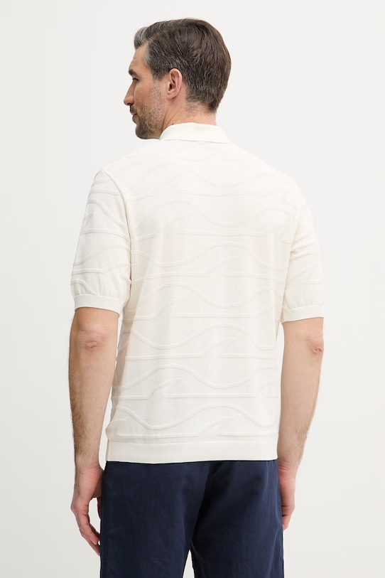 Odzież Paul&Shark polo bawełniane 26411658 beżowy