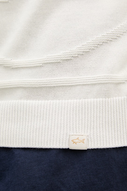 Paul&Shark polo bawełniane 26411658 beżowy