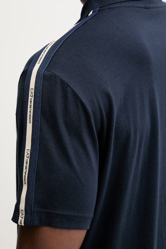 EA7 Emporio Armani t-shirt męski bawełniany AF10375.7M001477 granatowy