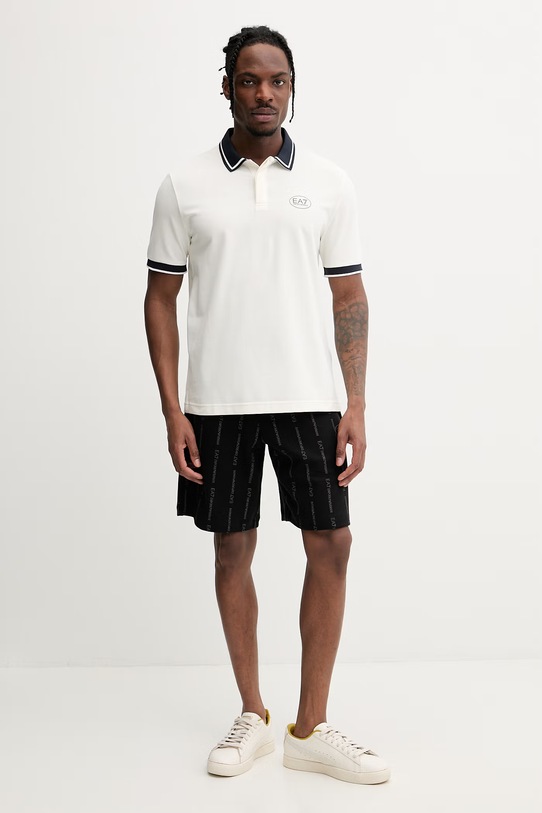 EA7 Emporio Armani polo męskie AF13511.7M001538 beżowy SS26