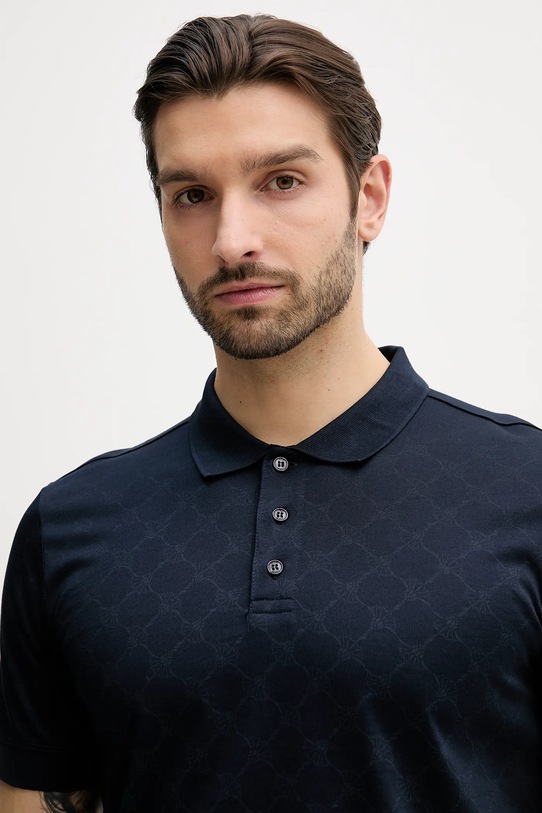 Joop! polo bawełniane granatowy 30100496