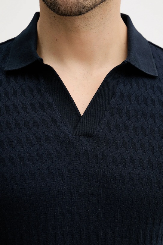 Joop! polo bawełniane 30100497 granatowy