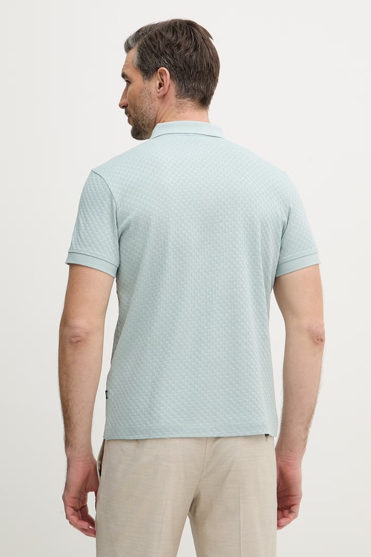 Odzież Joop! polo bawełniane 30100501 turkusowy