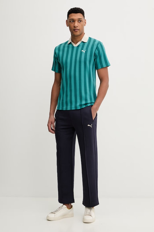 Puma polo Class Polo 692069 turkusowy SS26