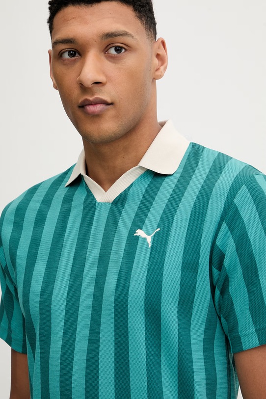 Puma polo Class Polo turkusowy 692069