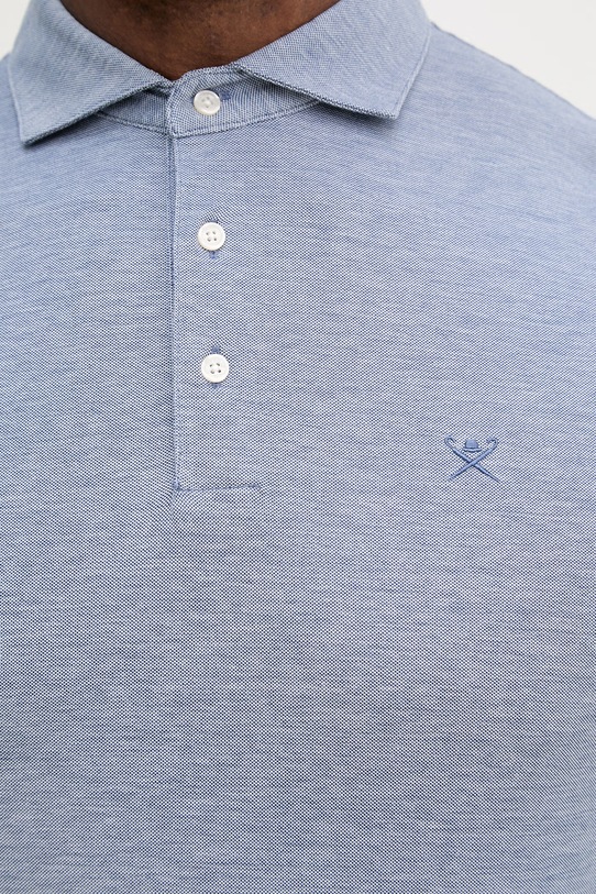 Bavlnené polo tričko Hackett London HM5600139 modrá