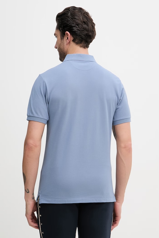 Îmbrăcăminte Hackett London polo de bumbac HM5600148 albastru