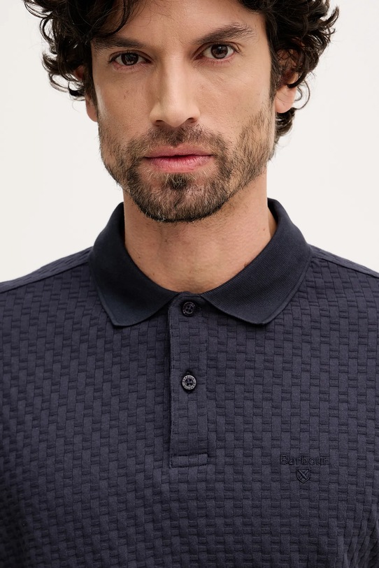 Barbour polo bawełniane Westerdale granatowy MML1522