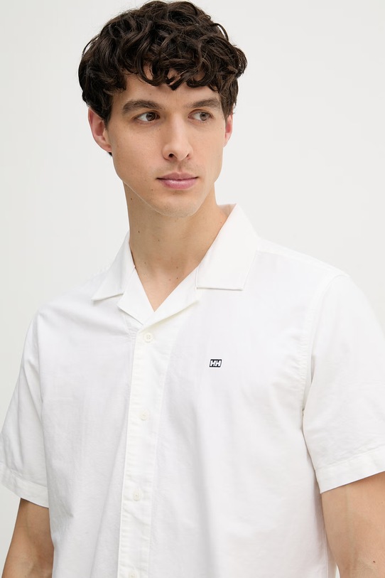 Helly Hansen koszula męska bawełniana SHORE beżowy 54550