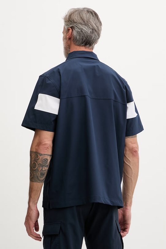 Дрехи Helly Hansen тениска с яка мъжка LEVANTE 54612 тъмносин