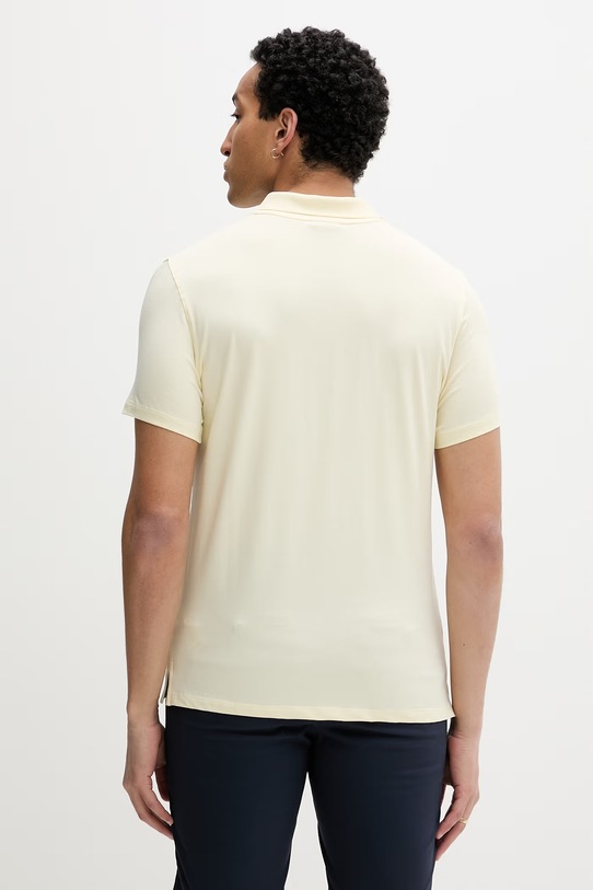 Odjeća Calvin Klein polo za muškarce s pamukom LV04LF200G zlatna