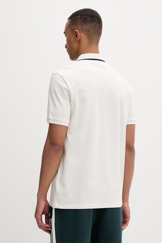 Ρούχα Calvin Klein Πόλο ανδρικό βαμβακερό LV04LF214G μπεζ