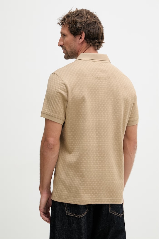 Одяг Barbour поло чоловіче бавовняне Hockham MML1528 бежевий