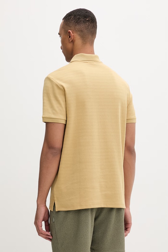 Odzież Calvin Klein polo męskie z bawełny LV04LF206G żółty