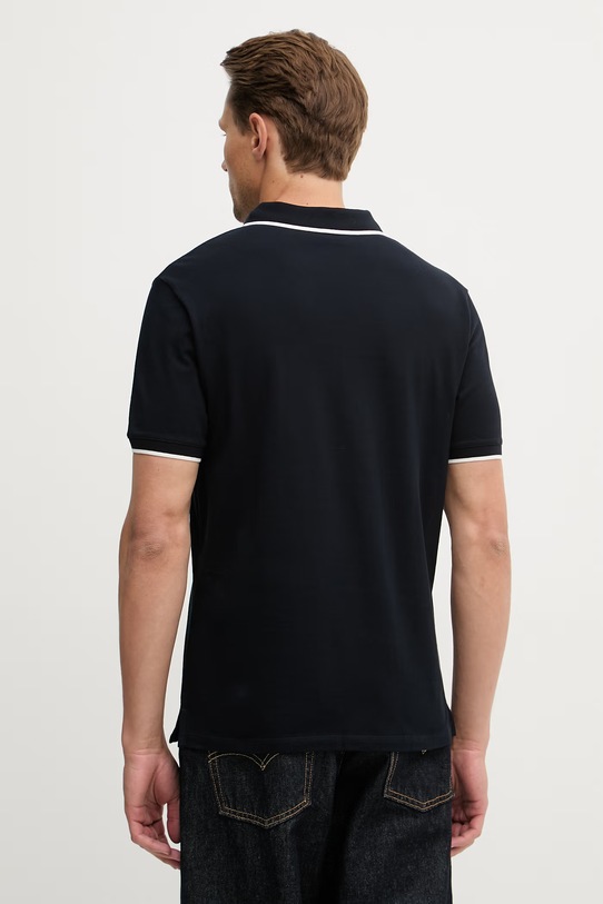 Oblečenie Bavlnené polo tričko Emporio Armani EM005852.AF12955 tmavomodrá