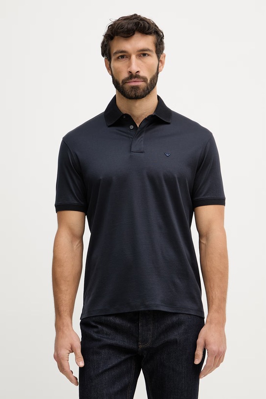 Emporio Armani polo regular granatowy EM004588.AF10017