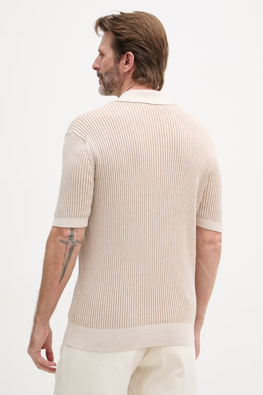 Odzież Frescobol Carioca polo męskie z kaszmirem 2793.35 beżowy