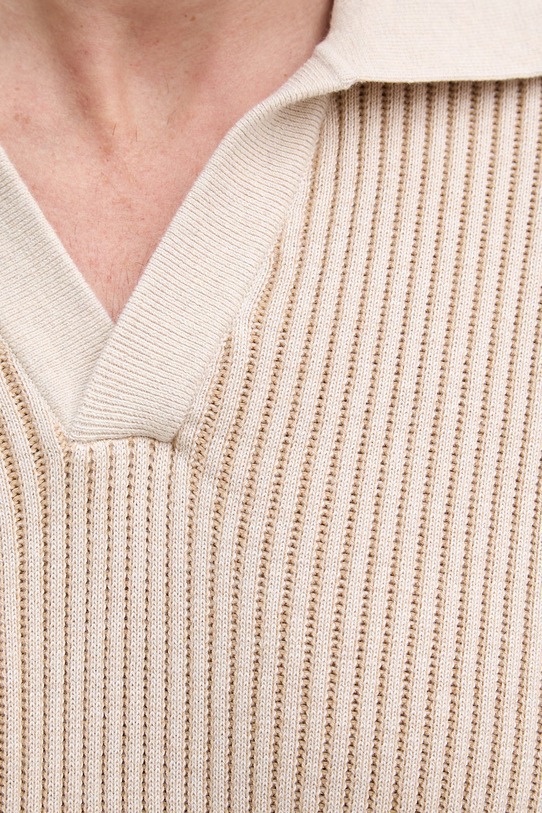 Frescobol Carioca polo męskie z kaszmirem 2793.35 beżowy