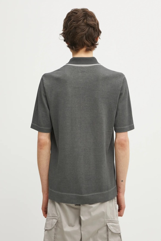 Oblačila Bombažen polo C.P. Company 20CMKN204A110646S siva