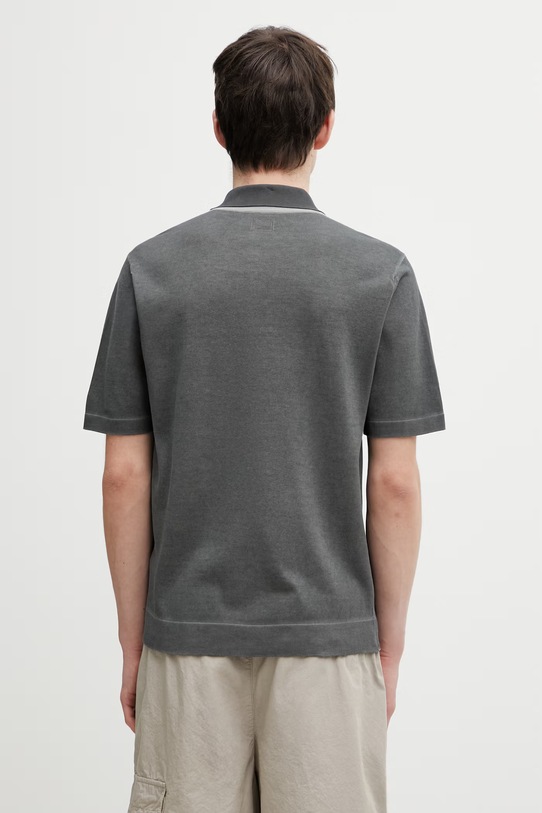 Odzież C.P. Company polo bawełniane 20CMKN204A110646S szary