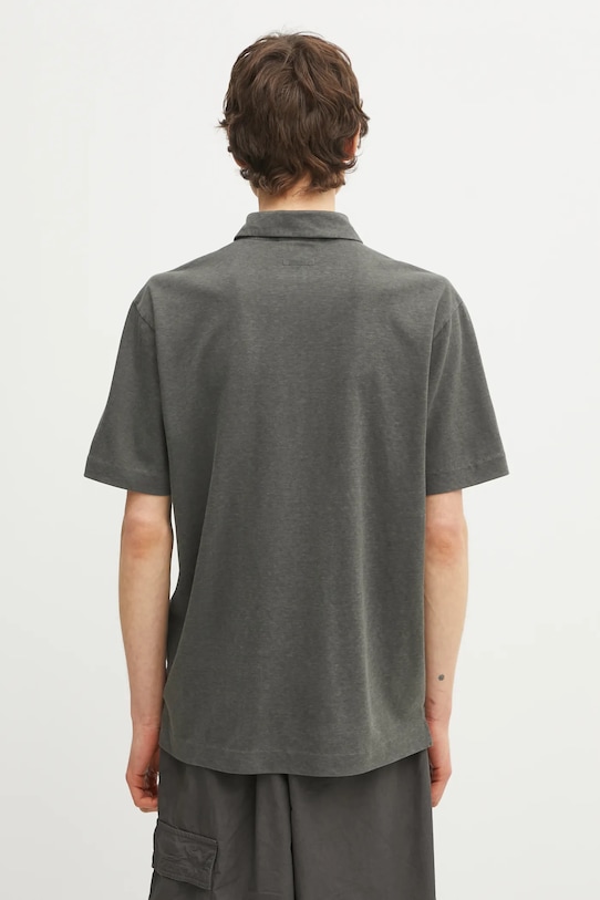 Odzież C.P. Company polo bawełniane 20CMPL201A110643P szary