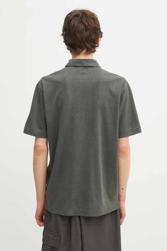 Oblečení Bavlněné polo tričko C.P. Company 20CMPL201A110643P šedá