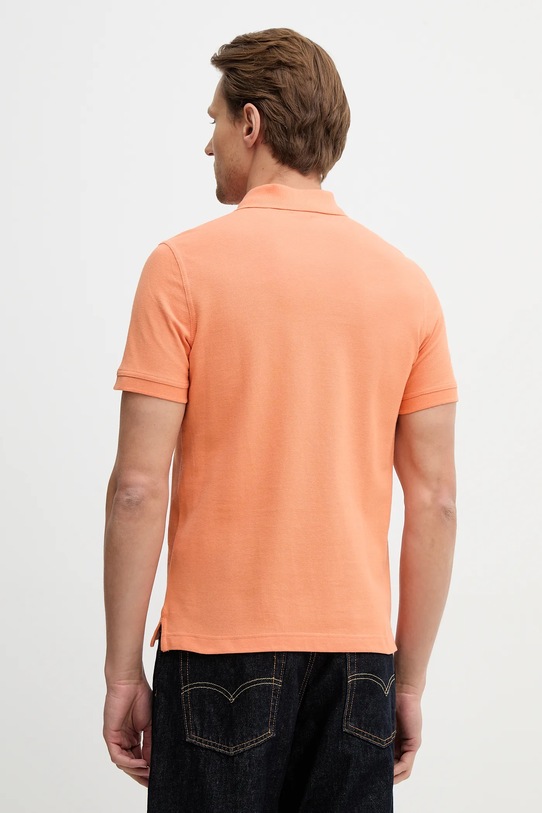 Odzież United Colors of Benetton polo bawełniane 3089J3179. pomarańczowy