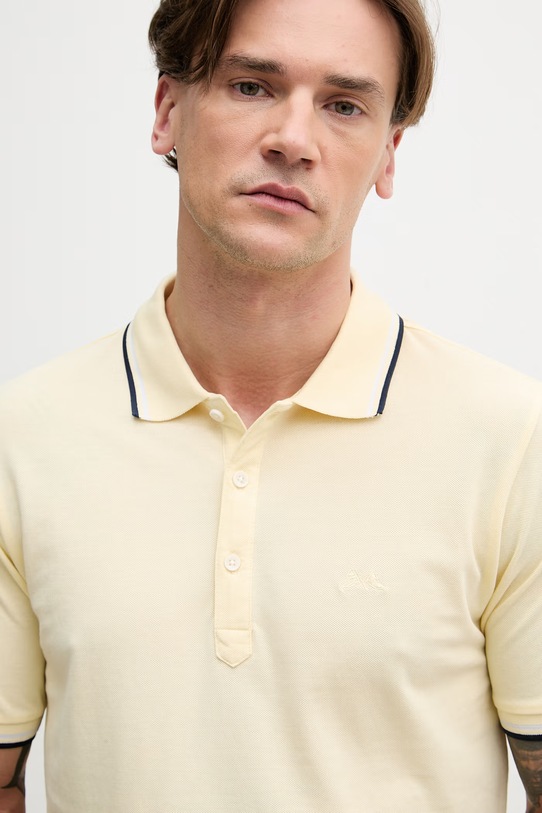 Lindbergh polo bawełniane żółty 30.404010