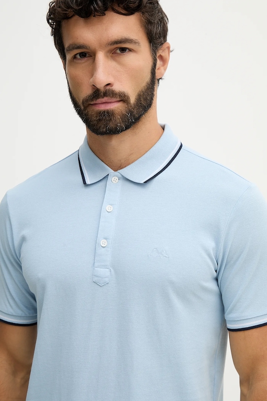 Lindbergh polo bawełniane niebieski 30.404010