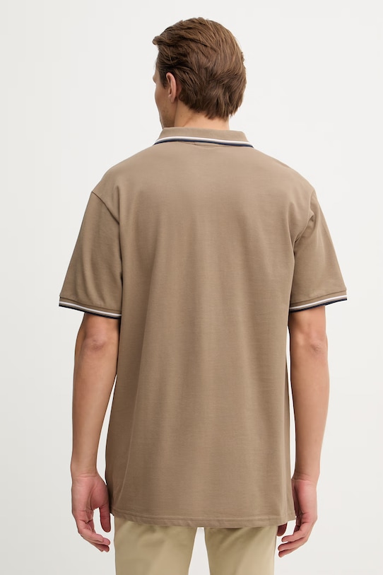 Odzież Lindbergh polo bawełniane 30.404010 beżowy