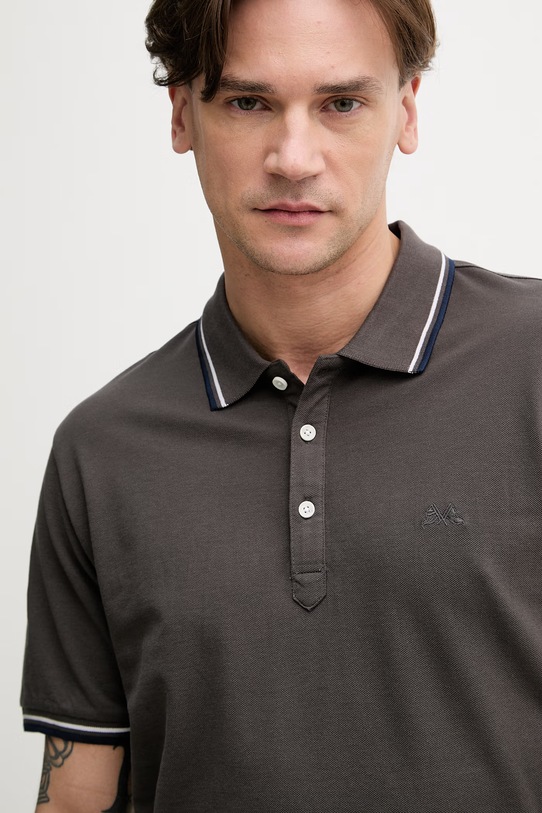 Odzież Lindbergh polo bawełniane 30.404010 szary