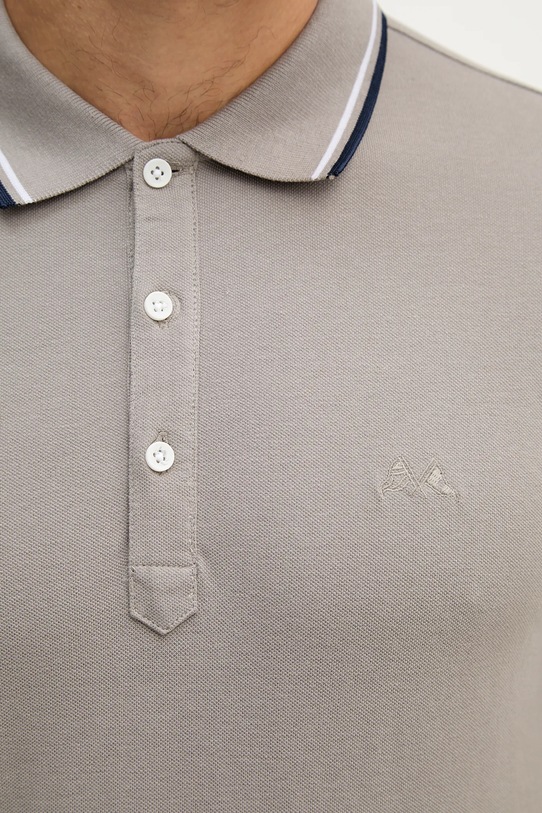 Lindbergh polo bawełniane 30.404010 szary