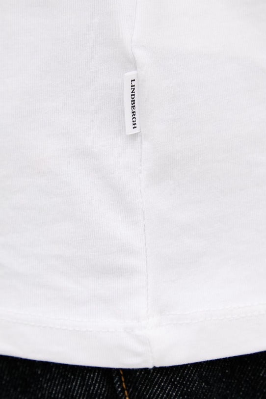 Lindbergh polo męskie bawełniane z elastanem 30.404036A biały