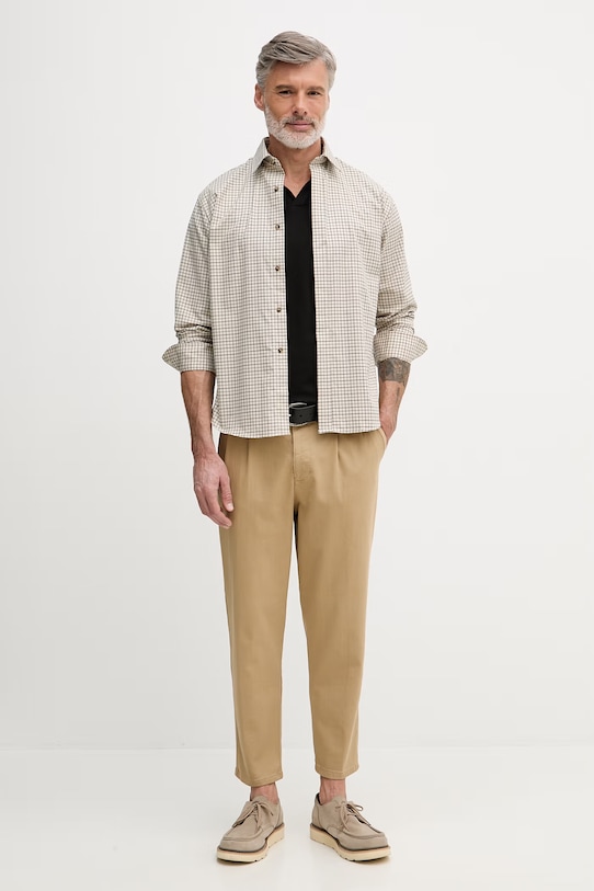 Lindbergh polo męskie bawełniane z elastanem 30.404036A czarny SS26