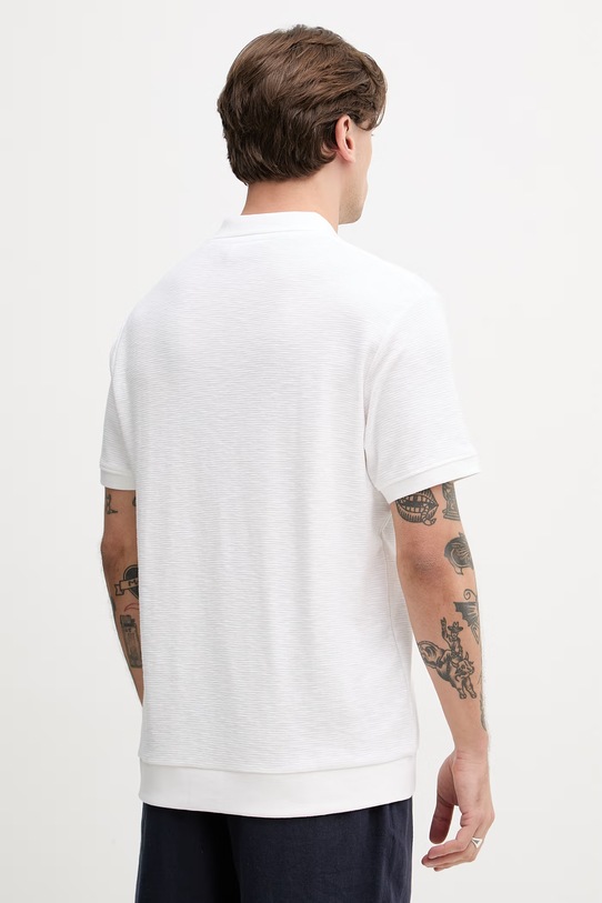 Odzież Lindbergh polo męskie bawełniane 30.404267 biały