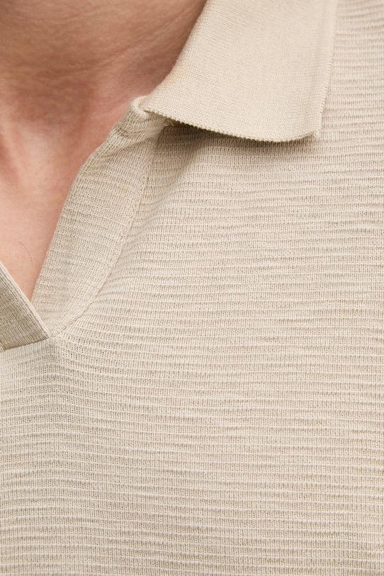 Lindbergh polo męskie bawełniane 30.404267 beżowy