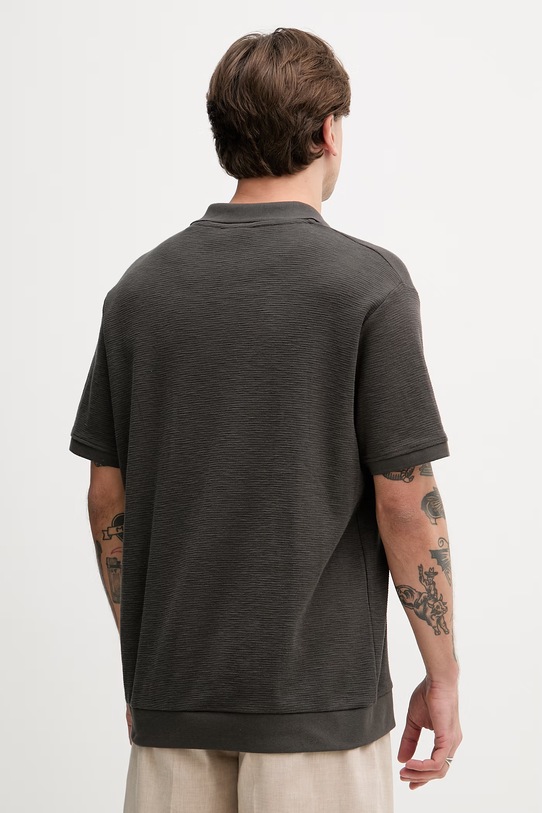 Odzież Lindbergh polo męskie bawełniane 30.404267 brązowy