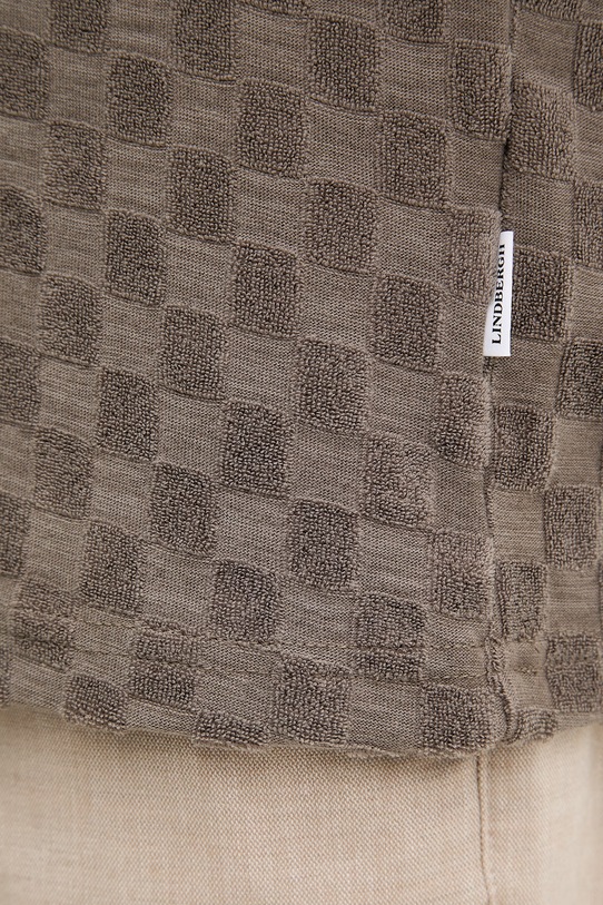 Lindbergh polo męskie z bawełną 30.404583 brązowy