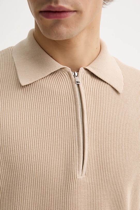 Marc O'Polo polo 5000008077 beżowy