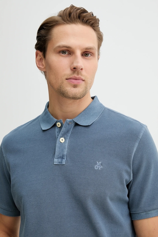 Marc O'Polo polo bawełniane granatowy 5000012660