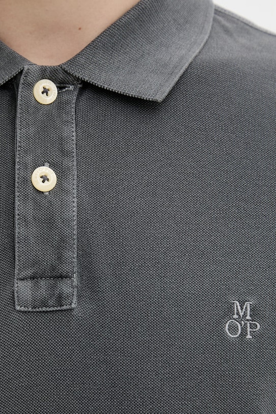 Marc O'Polo polo da uomo in cotone 5000012660 grigio