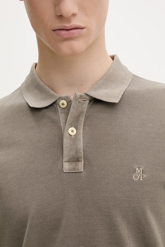 Marc O'Polo поло для мужчин из хлопка 5000012660 зелёный