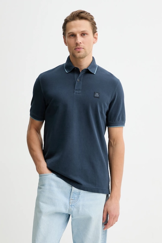 Marc O'Polo polo bawełniane bawełna granatowy 5000012668