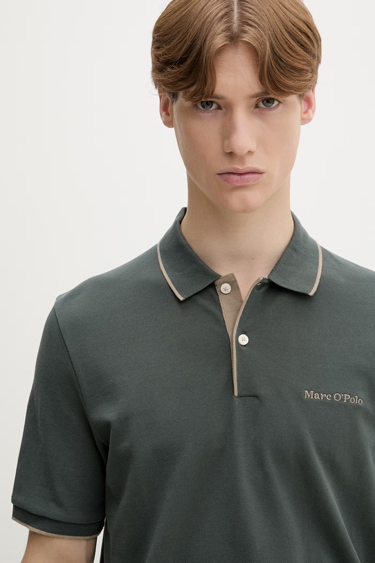 Marc O'Polo polo tričko pánske bavlnené zelená 5000012673