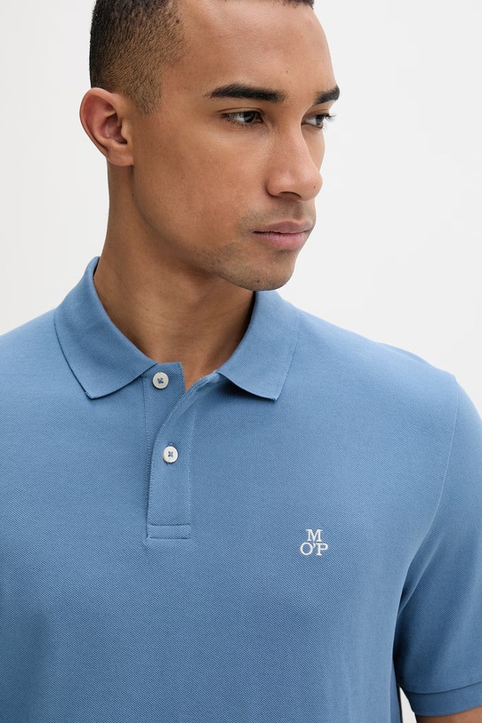 Marc O'Polo поло мужское хлопковое голубой 5000012674