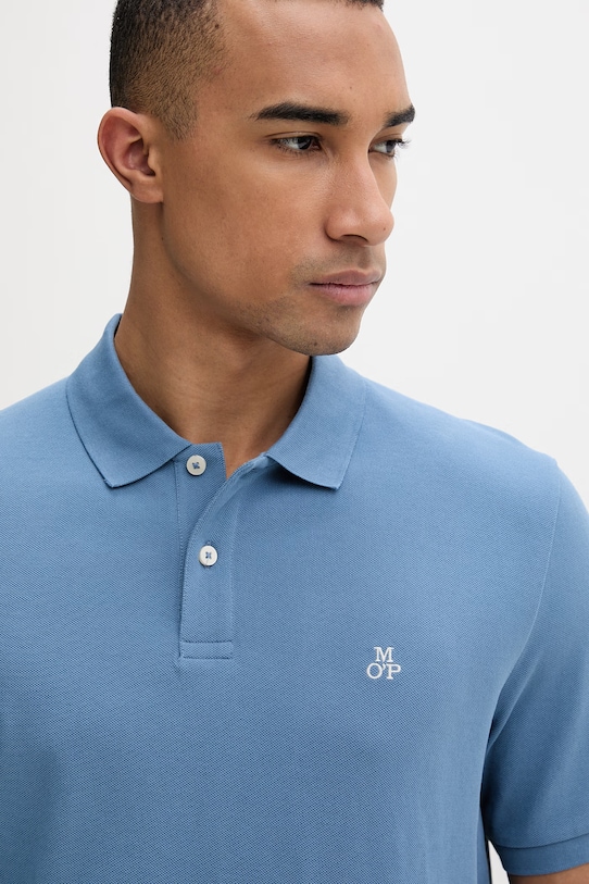 Marc O'Polo поло мужское хлопковое голубой 5000012674