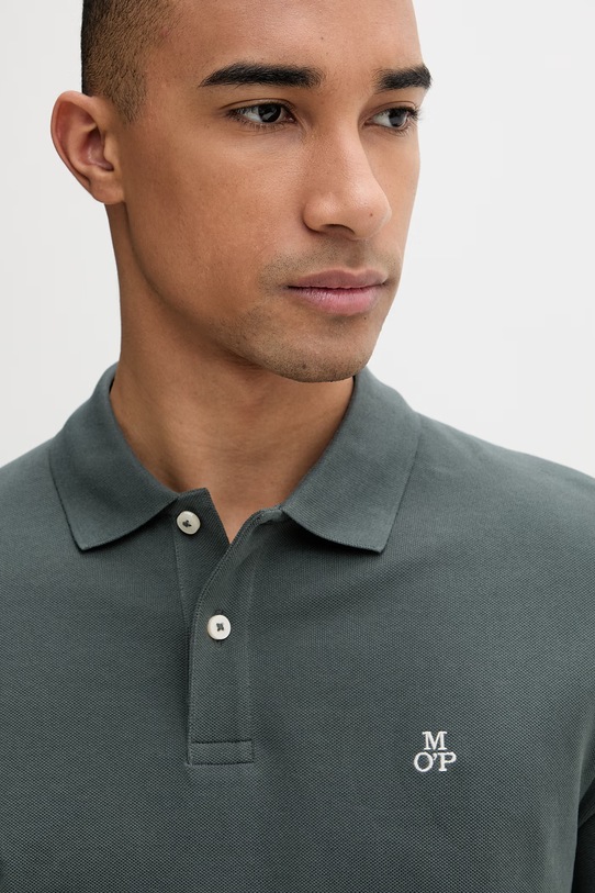 Marc O'Polo поло мужское хлопковое зелёный 5000012674