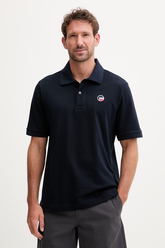 Fusalp polo męskie bawełniane GERLO granatowy J2117